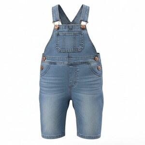 Levi's Kids Denim Bib Overalls 6M Blue Light Wash Adjustable Straps Outdoor Play
